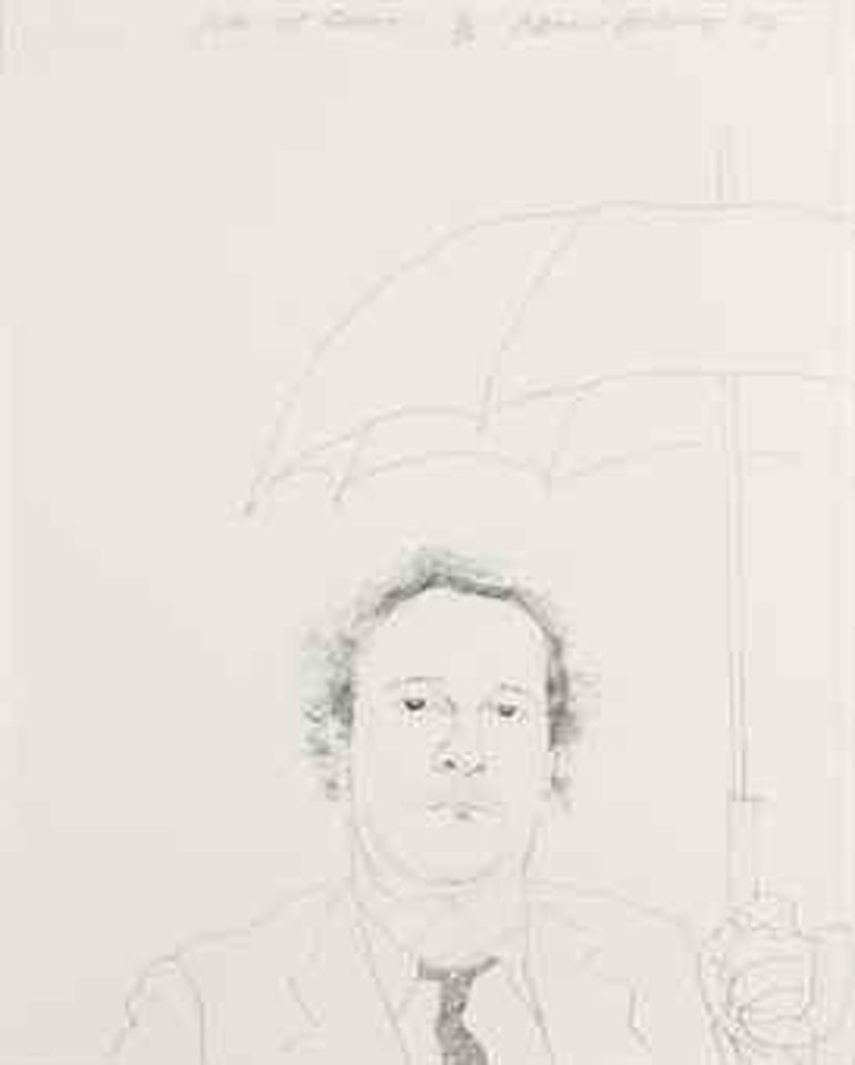 The Restaurateur (S.A.C. 128; Tokyo 120) by David Hockney