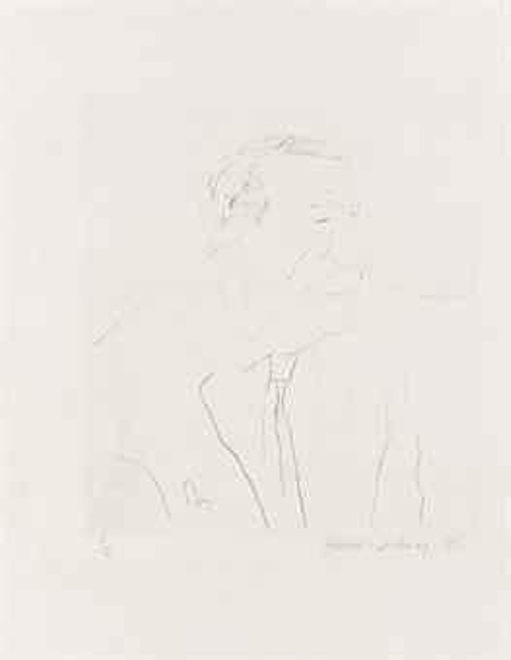 W. H. Auden (S.A.C. 116; Tokyo 109) by David Hockney