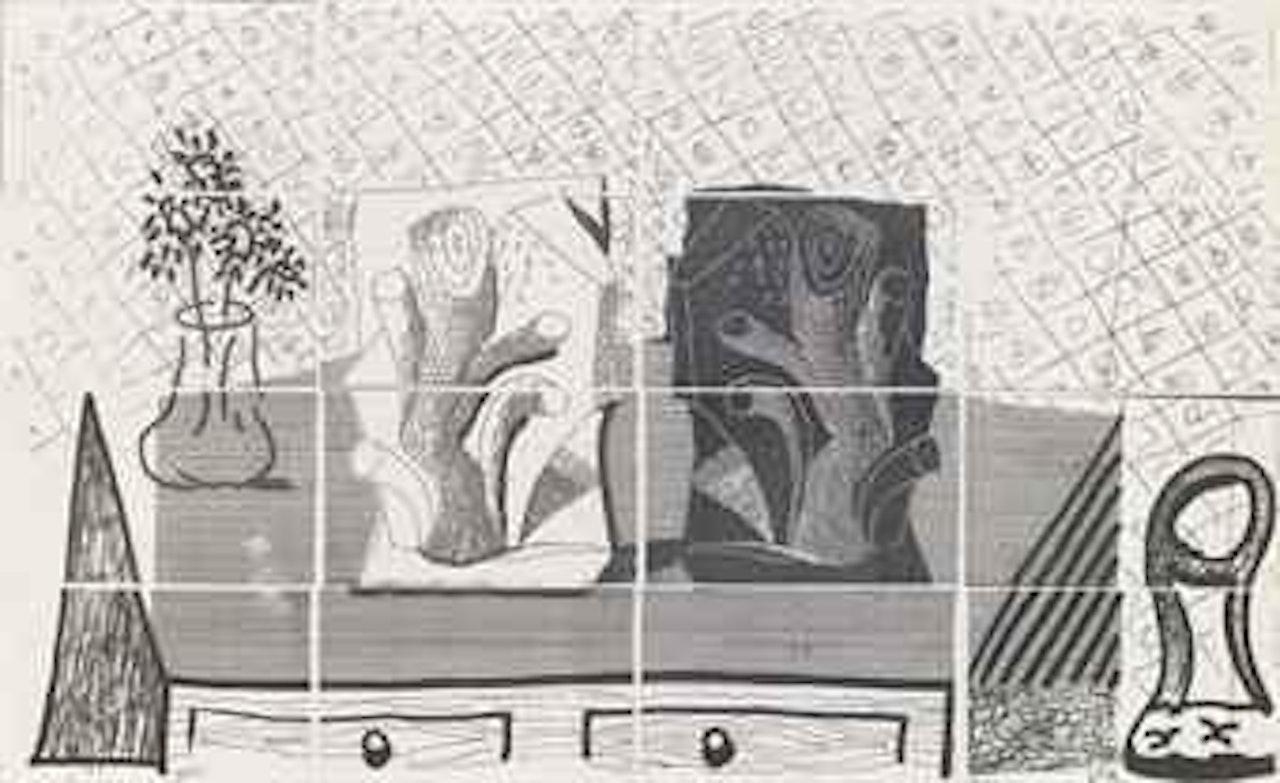 Still Life with Chair by David Hockney