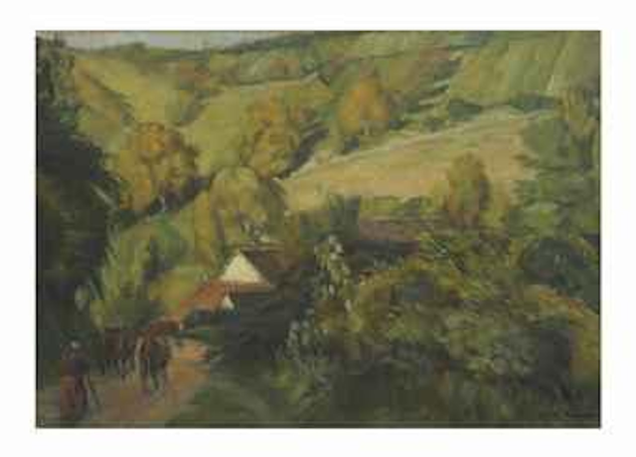 La descente sur Molosmes by Emile Bernard