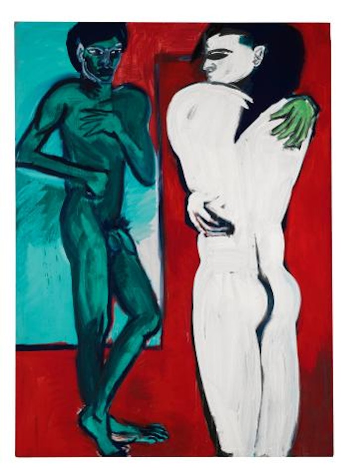 2 Figures by Rainer Fetting