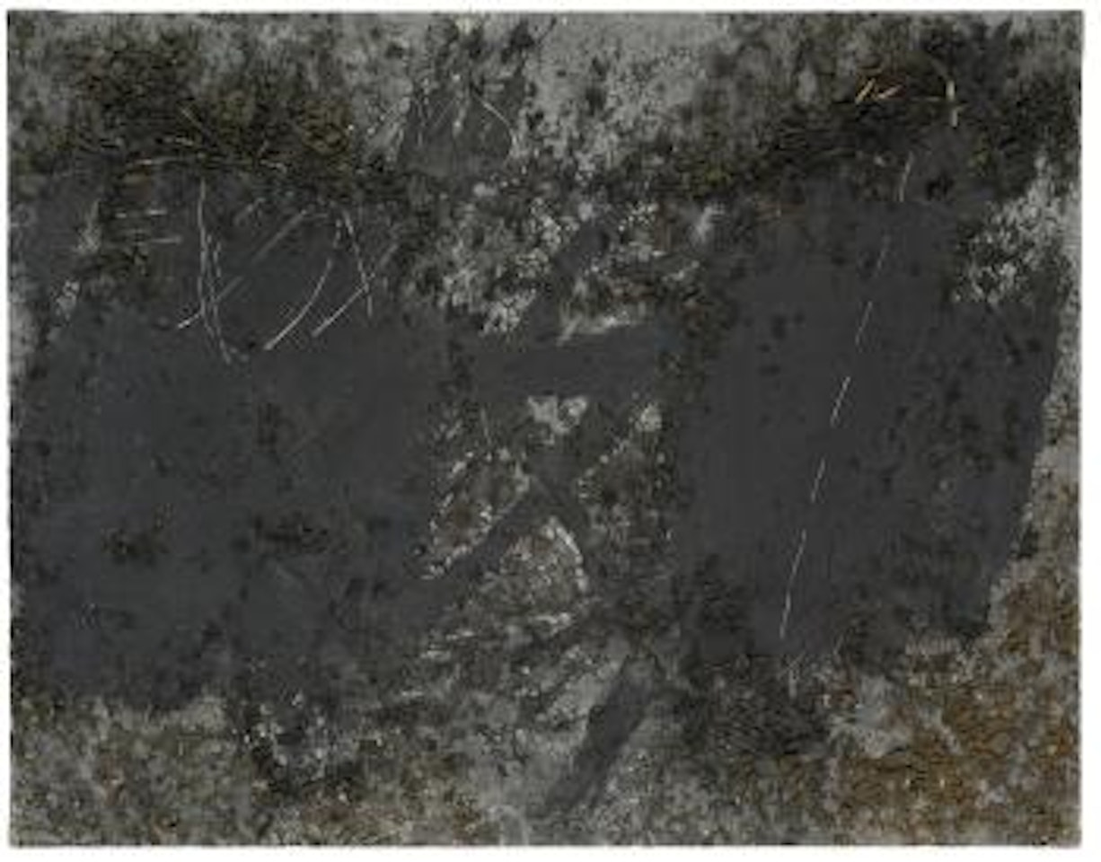 Symmetrical Black And Matter by Antoni Tapies