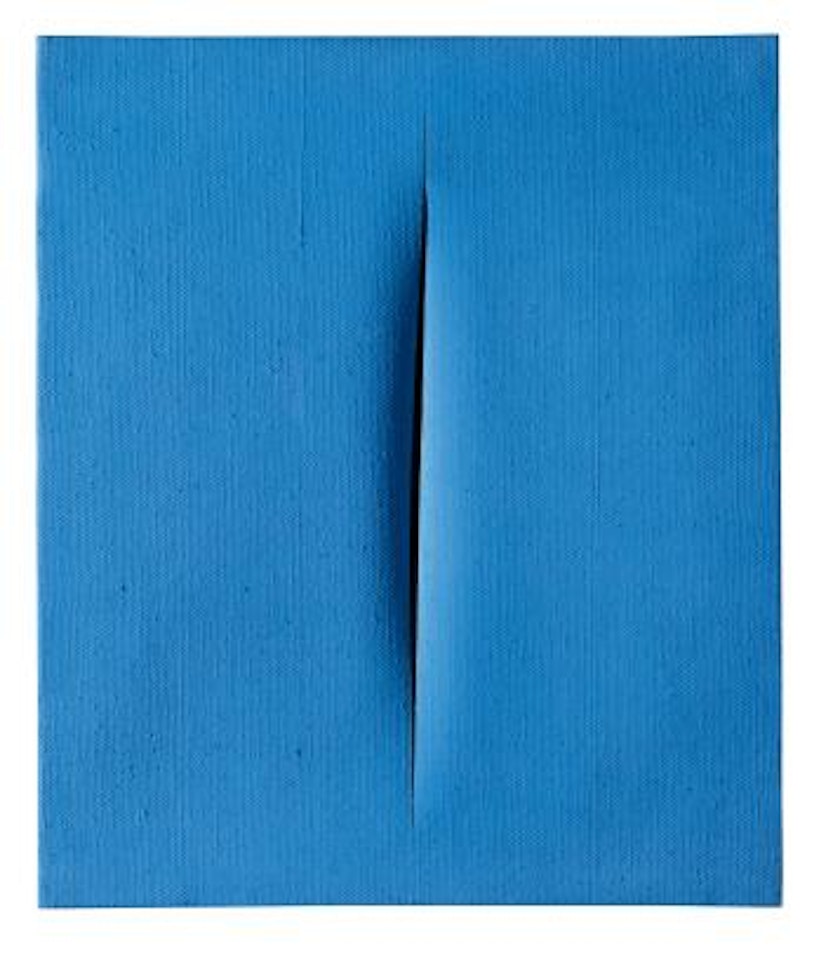 Concetto Spaziale, Attesa by Lucio Fontana