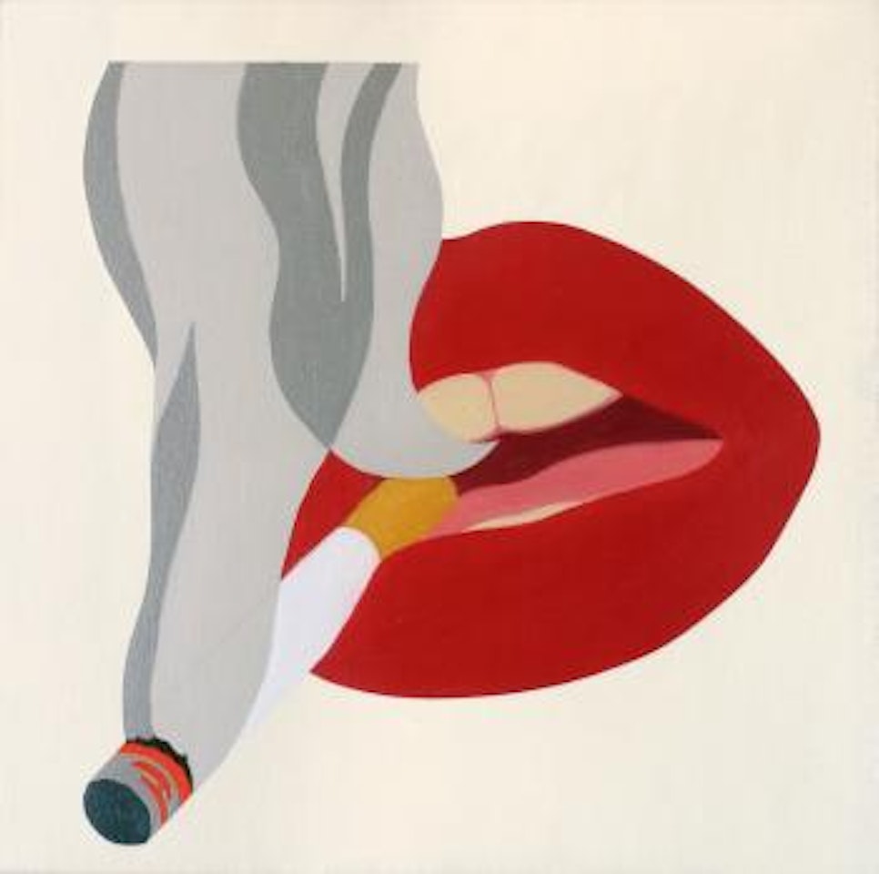 Study For Smoker Banner by Tom Wesselmann