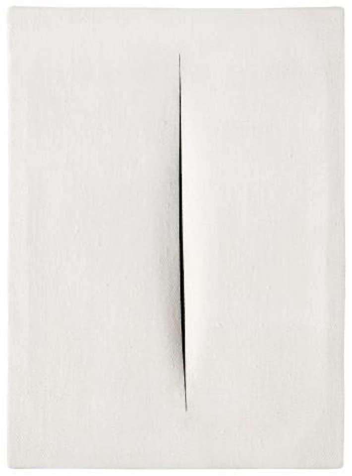 Concetto Spaziale, Attesa by Lucio Fontana