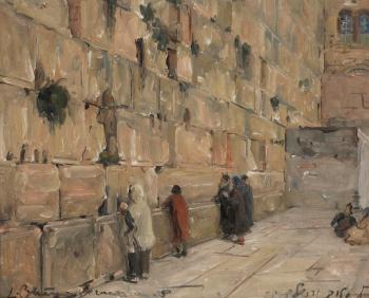 The Western Wall by Ludwig Blum