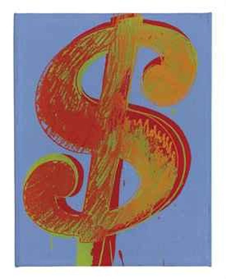 Dollar Sign by Andy Warhol