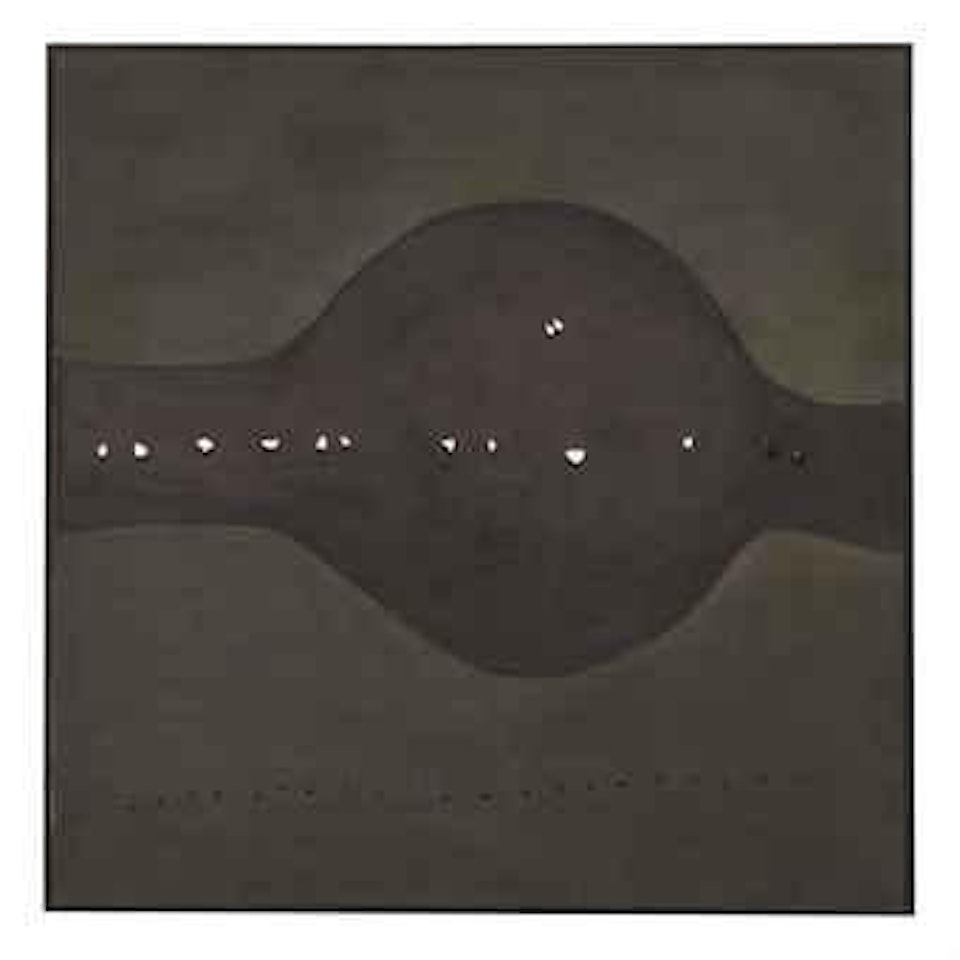 Concetto spaziale, Forma by Lucio Fontana