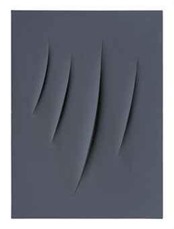 Concetto spaziale, Attese by Lucio Fontana