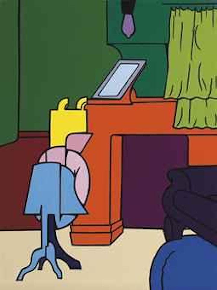Interno (Interior) by Valerio Adami