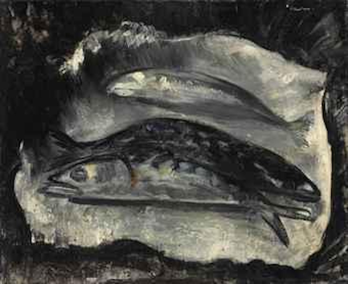 Les Poissons by Jean Fautrier