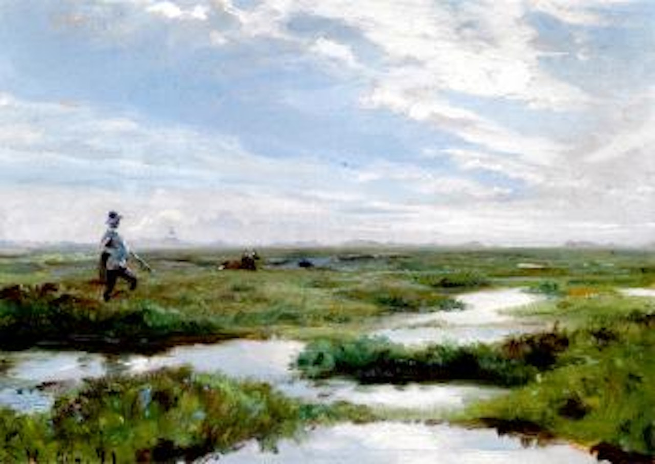 Skagens Hede ved Brovandene by Peder Severin Kröyer