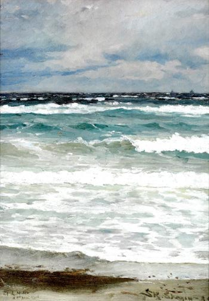 Seascape by Peder Severin Kröyer