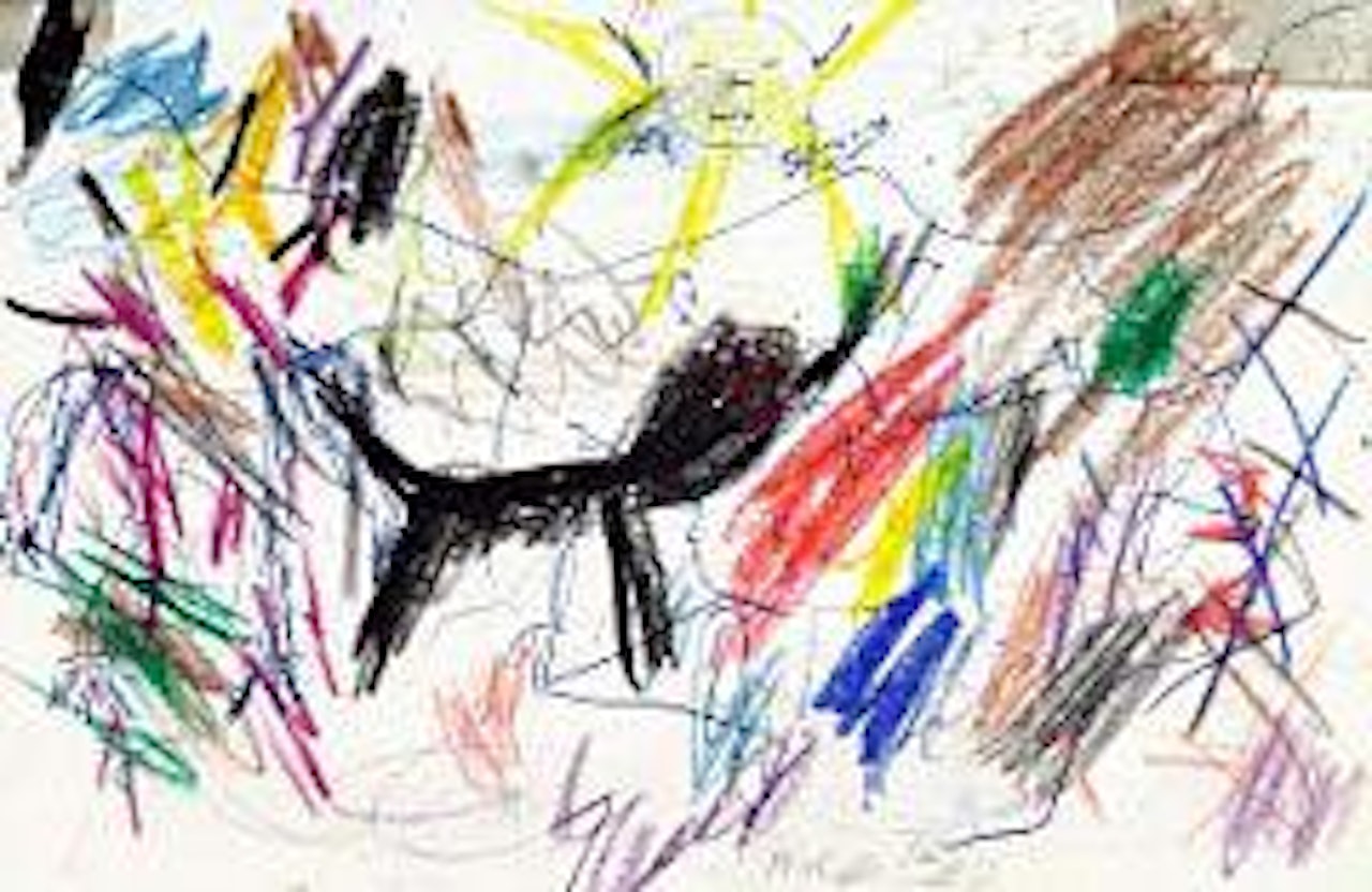 Composition by Walasse Ting