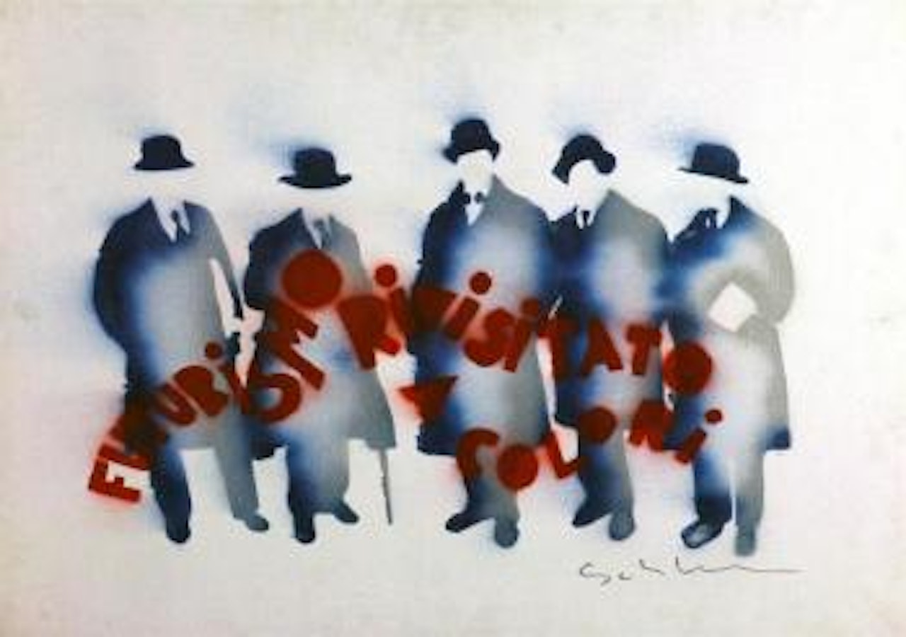 Futurismo rivisitato a colori by Mario Schifano
