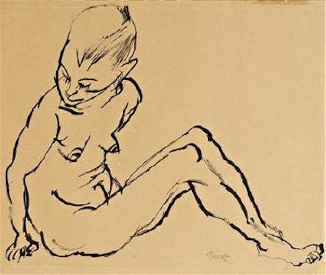 Frauenakt by George Grosz