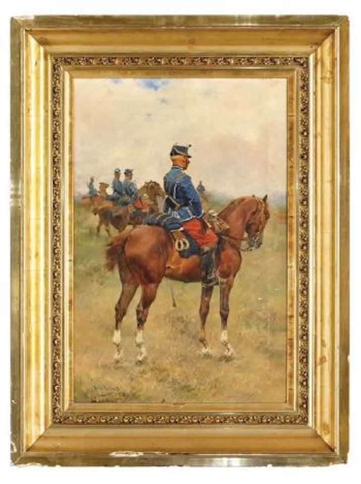 Soldado de caballería by Jose Cusachs Y Cusachs