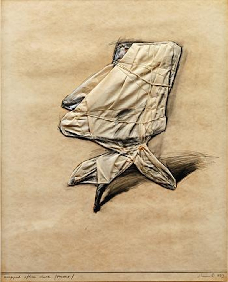 Wrapped Office Chair, Project by Christo