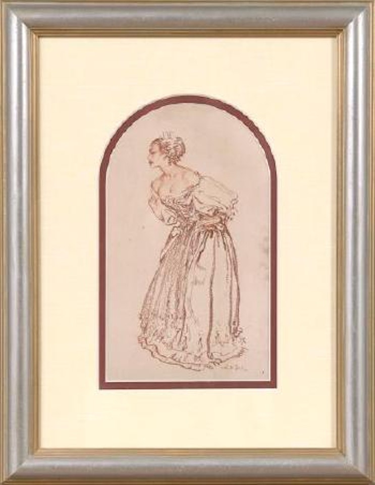 Clarissa modeling by William Russell Flint