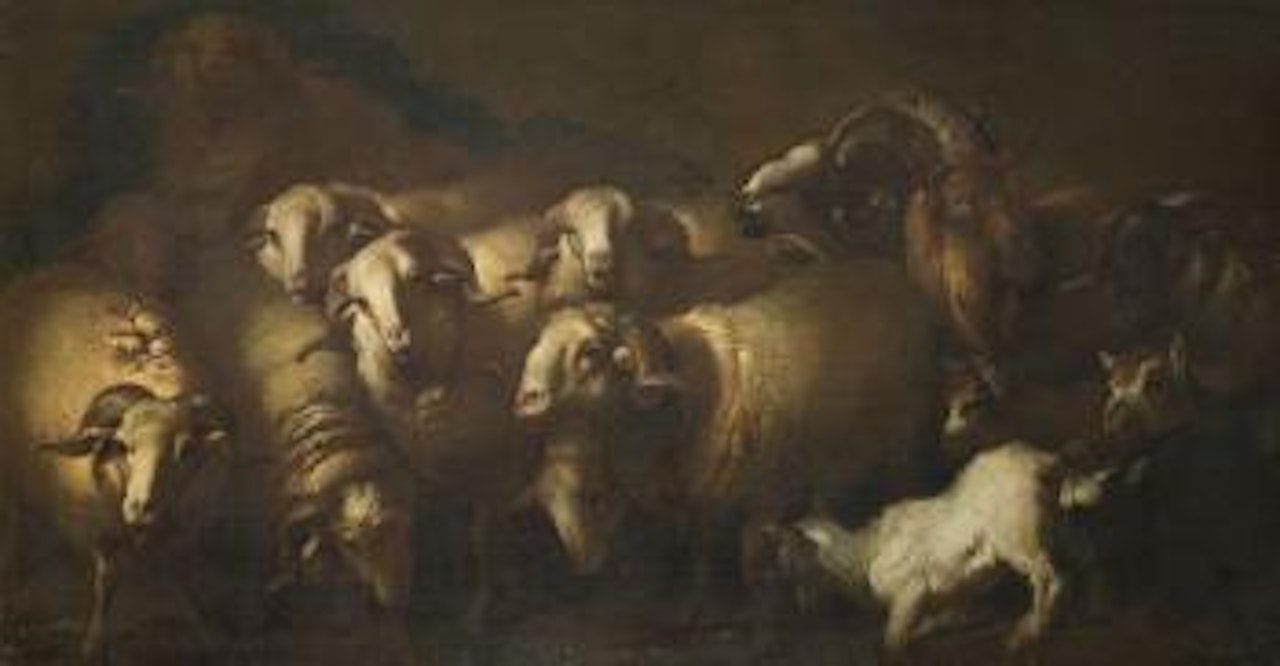 Troupeau de moutons by Philipp Peter Roos