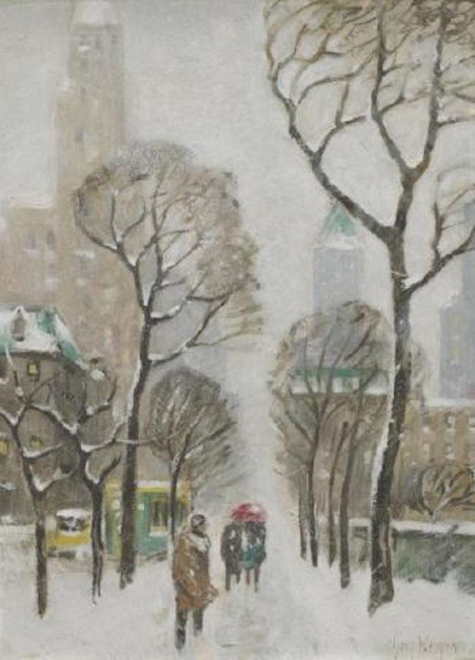 Upper Fifth Avenue by Guy Carleton Wiggins