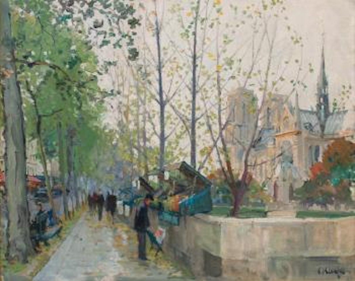 Les bouquinistes by Constantin Kluge
