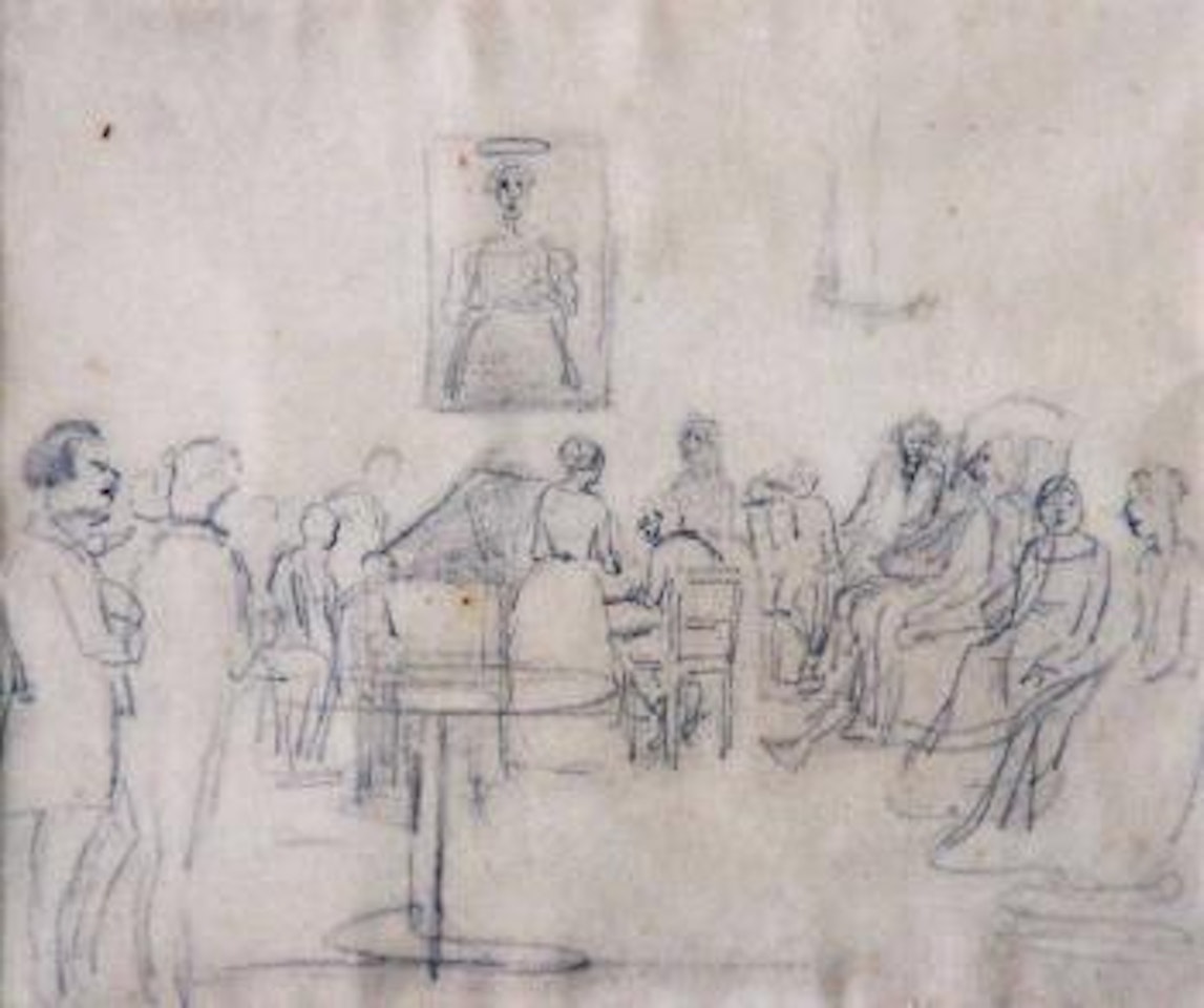Velada musical en Caracas by Camille Pissarro