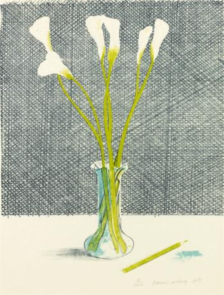 The lilies by David Hockney
