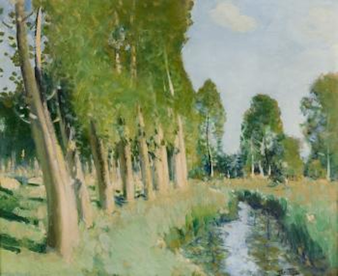 Les Bords du Loing by Pierre Eugène Montezin