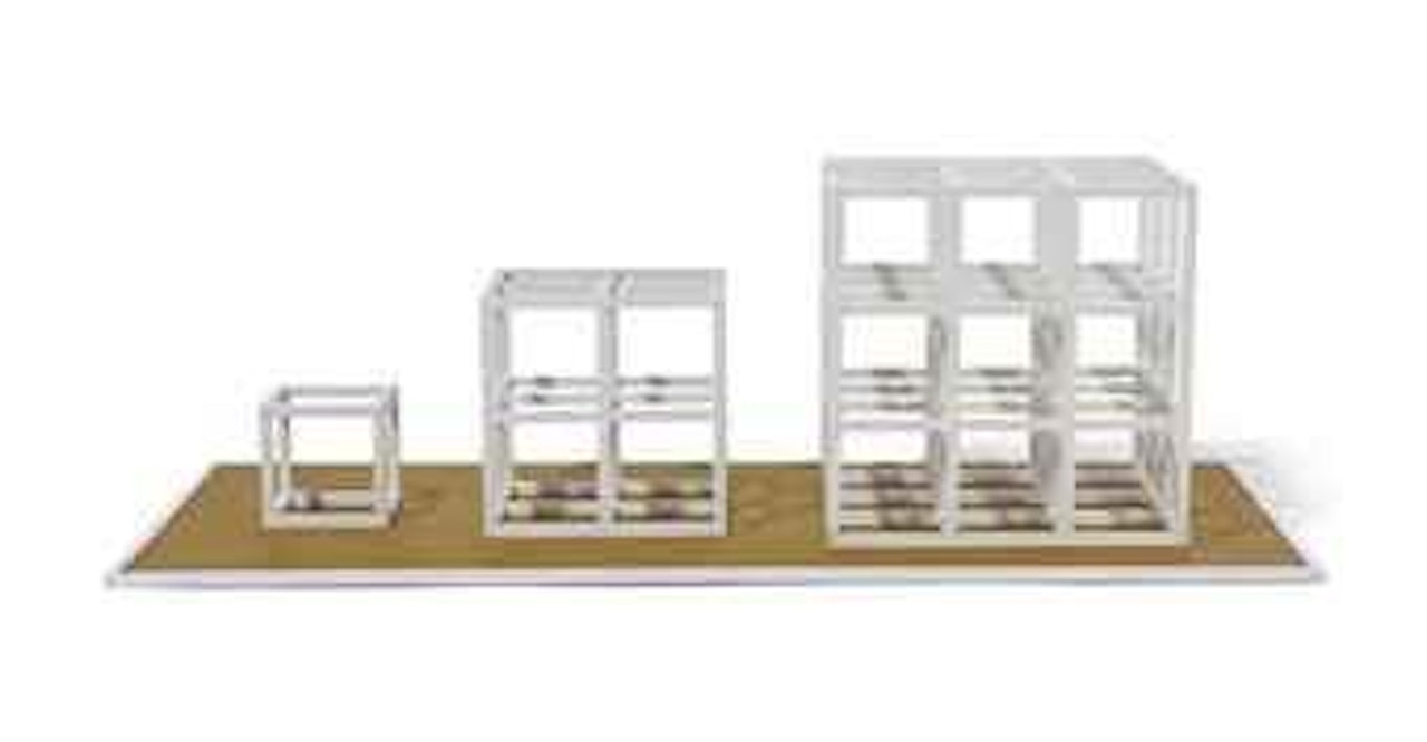 1 2 3 by Sol LeWitt