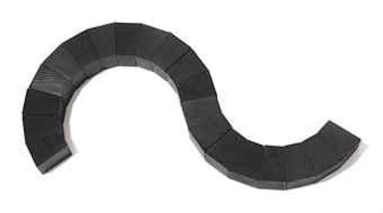 20 Rubber Slither by Carl Andre