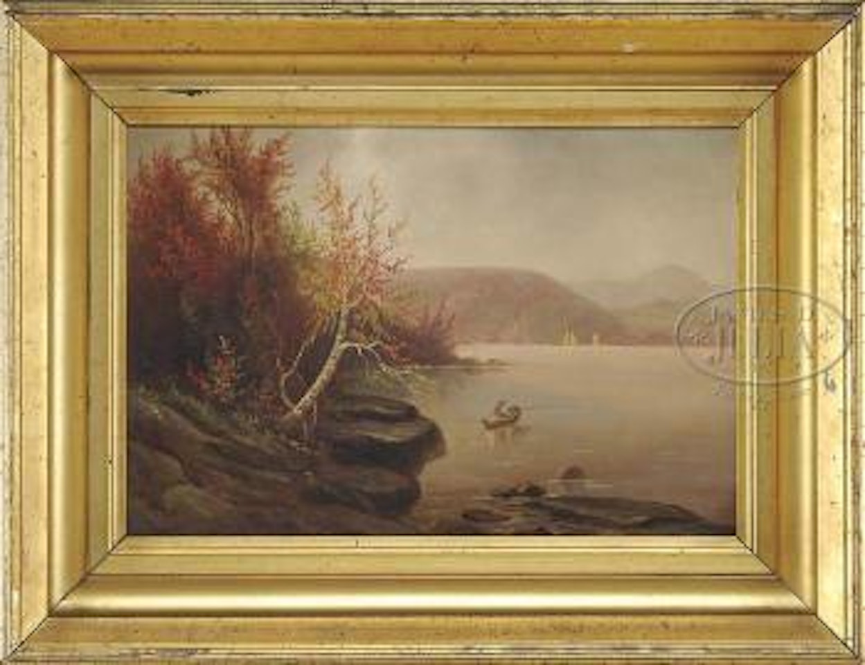 Fishing on Lake George by Thomas Doughty