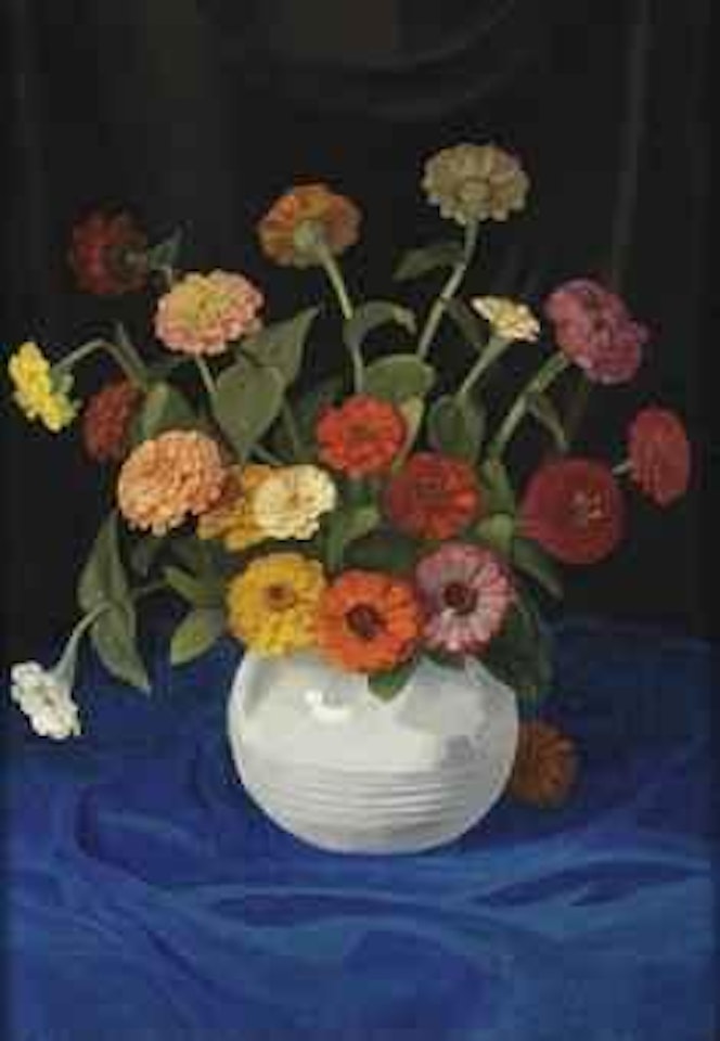A still life with flowers by Dirk Smoorenberg