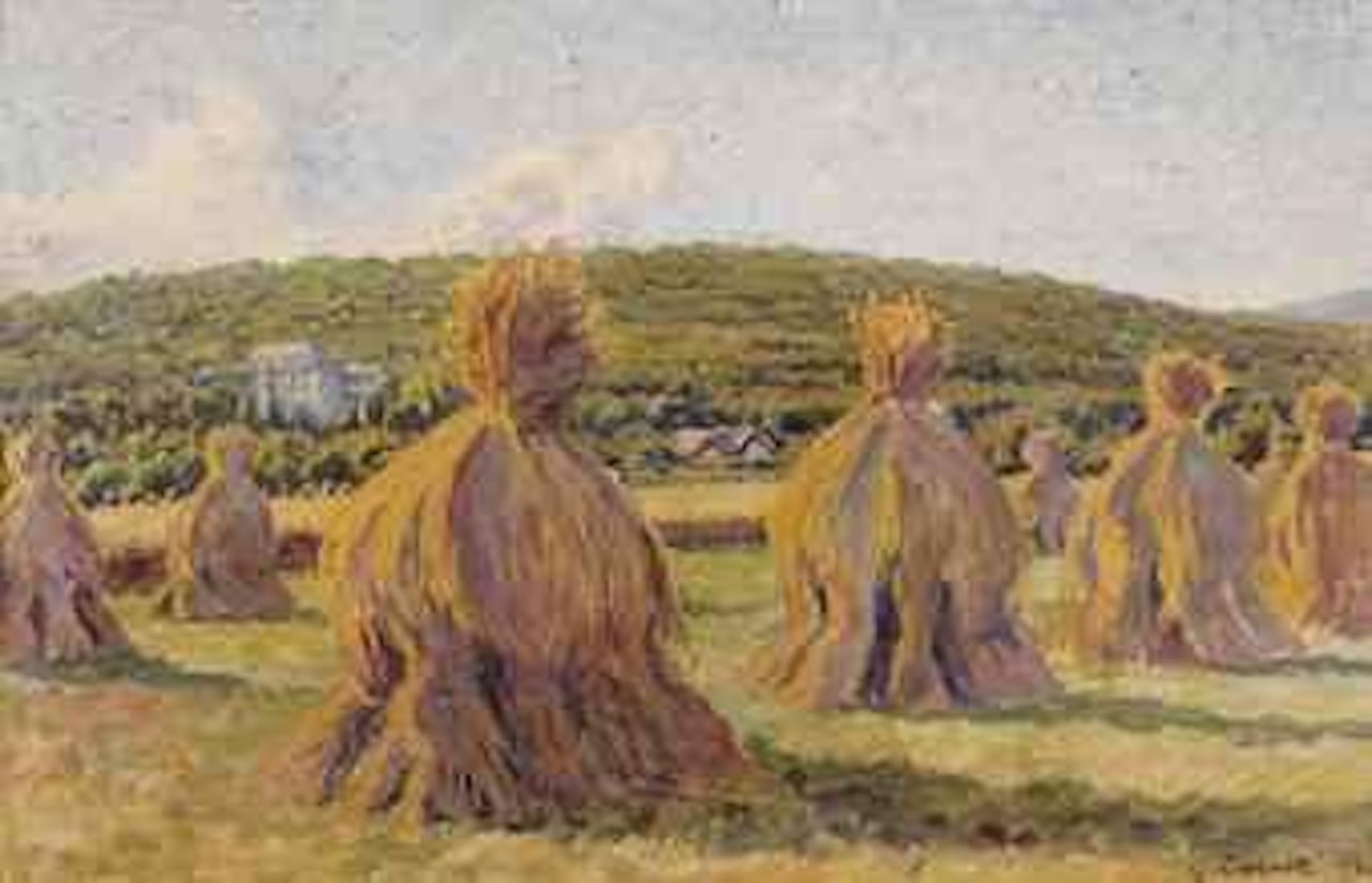 Les Meules de Foin by Gustave Cariot