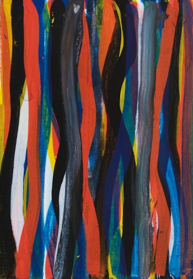 Horizontal Brushstrokes by Sol LeWitt