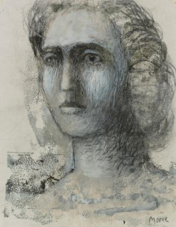 Head Of Girl: a Double-sided Work by Henry Moore