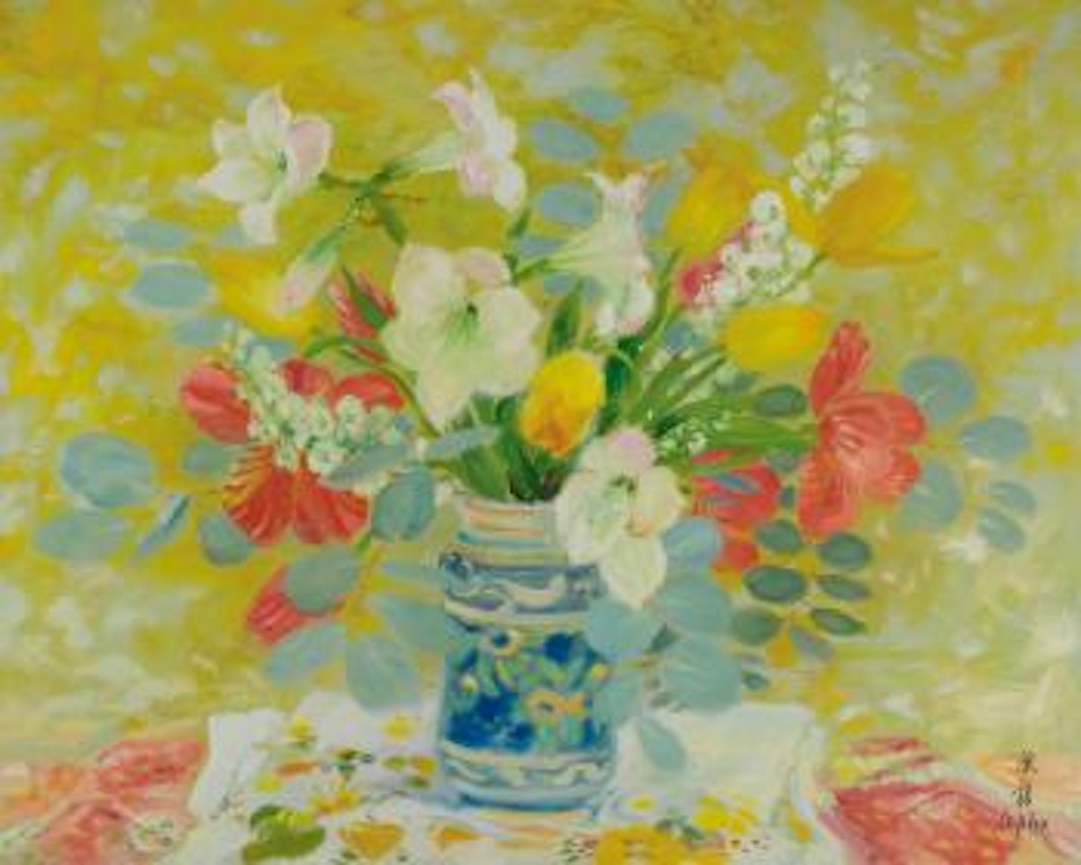 Les Tulipes Et Les Anthuriums by Le Pho