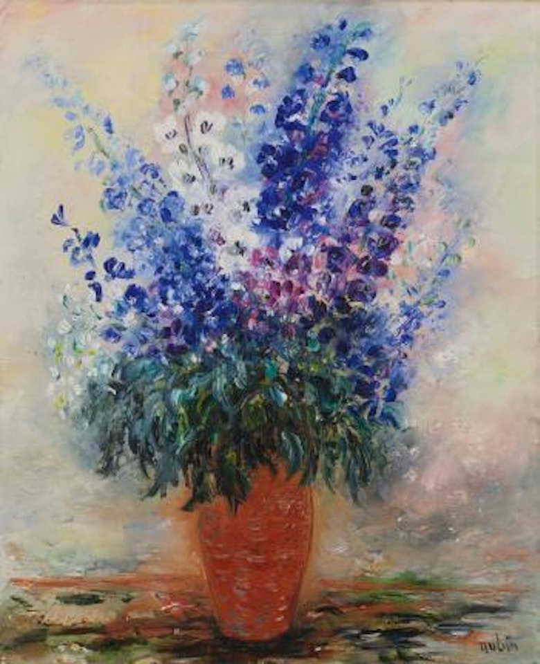 Delphinium by Reuven Rubin