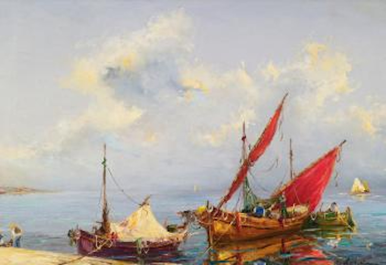 La Voile Rouge by Georgij Aleksandrovic Lapschin