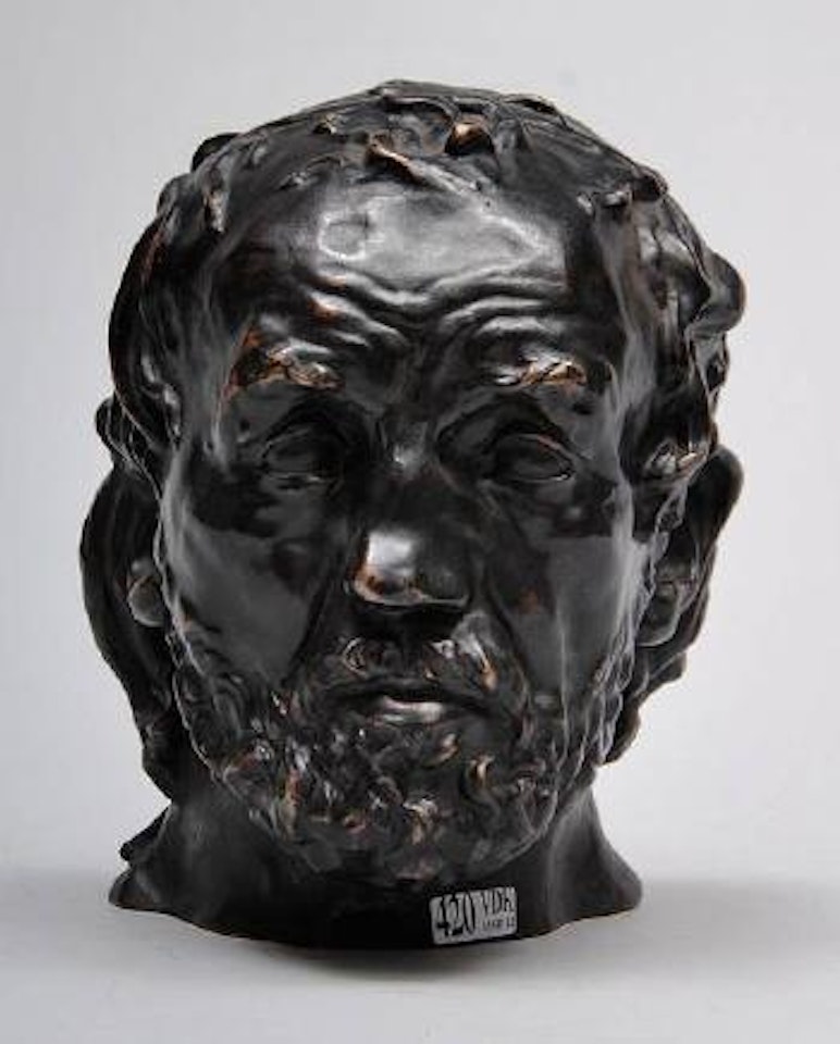 Masque de l'homme au nez cassé by Auguste Rodin