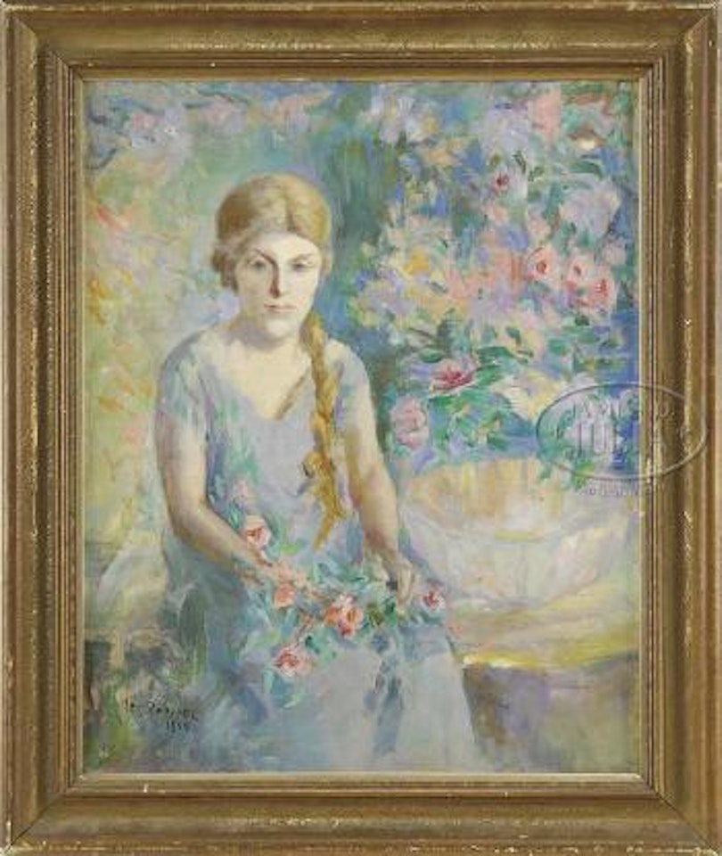 In the garden by Joseph Raphael