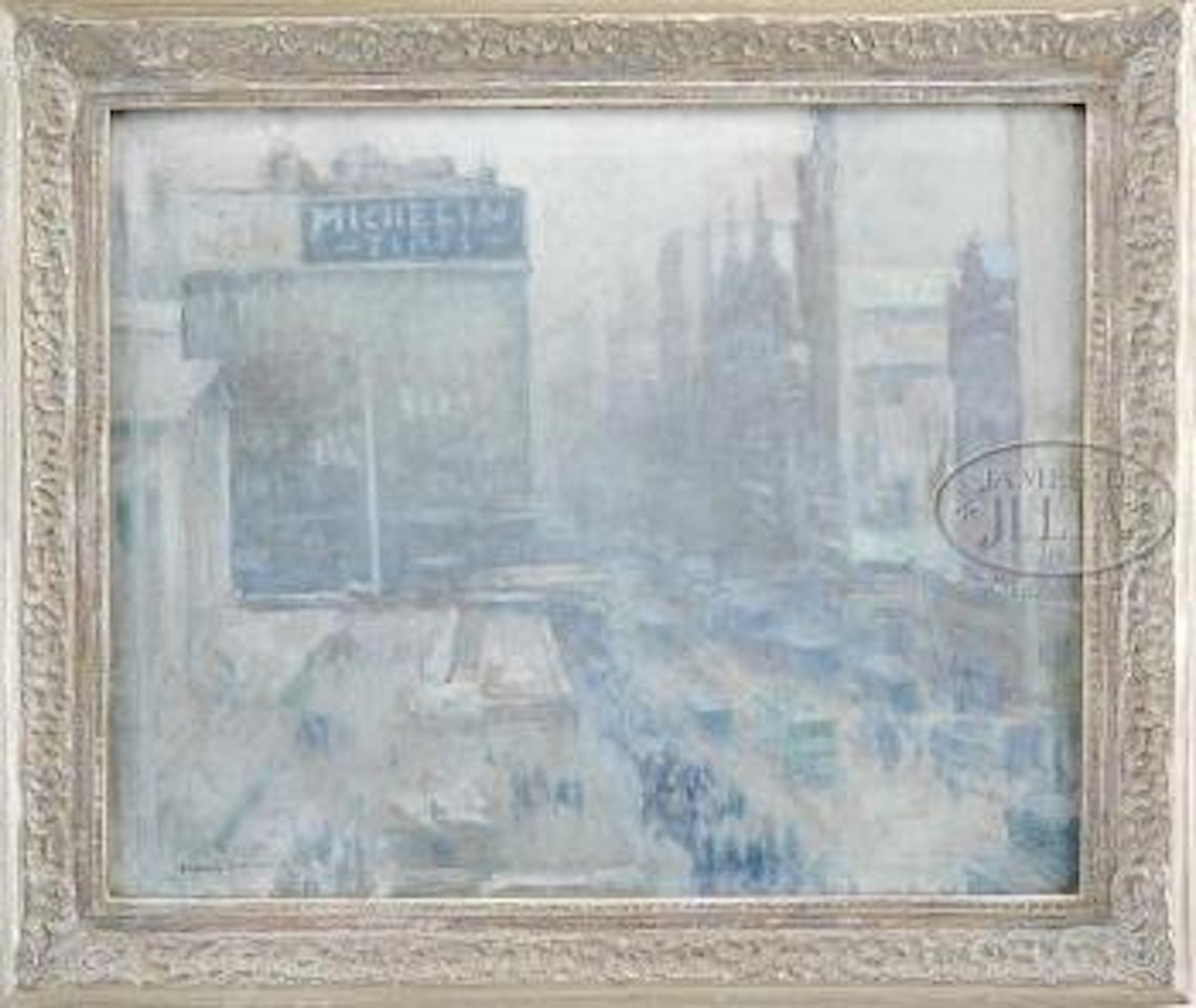 Looking down Fifth Avenue, NYC by Edmund William Greacen