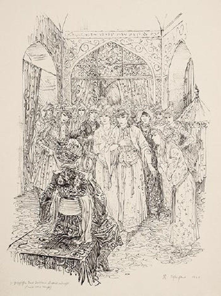 Frauen von dem Herrscher by Rudolf Schlichter