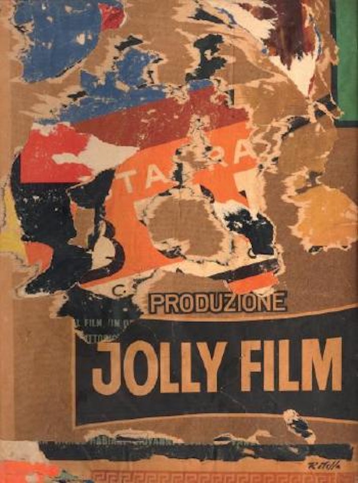 Jolly film by Mimmo Rotella