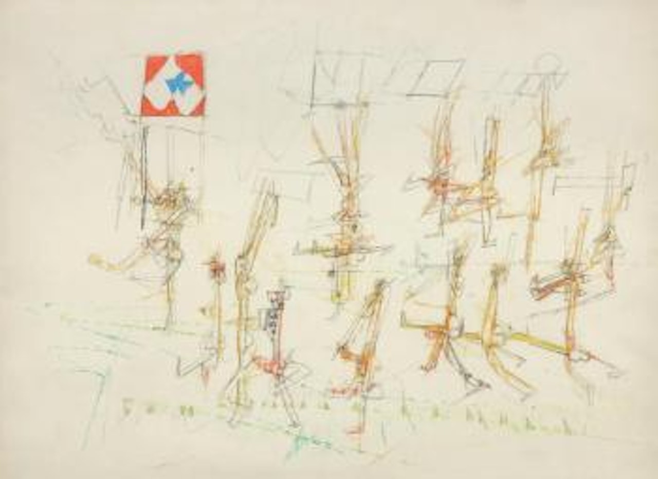 Le défilé by Roberto Matta