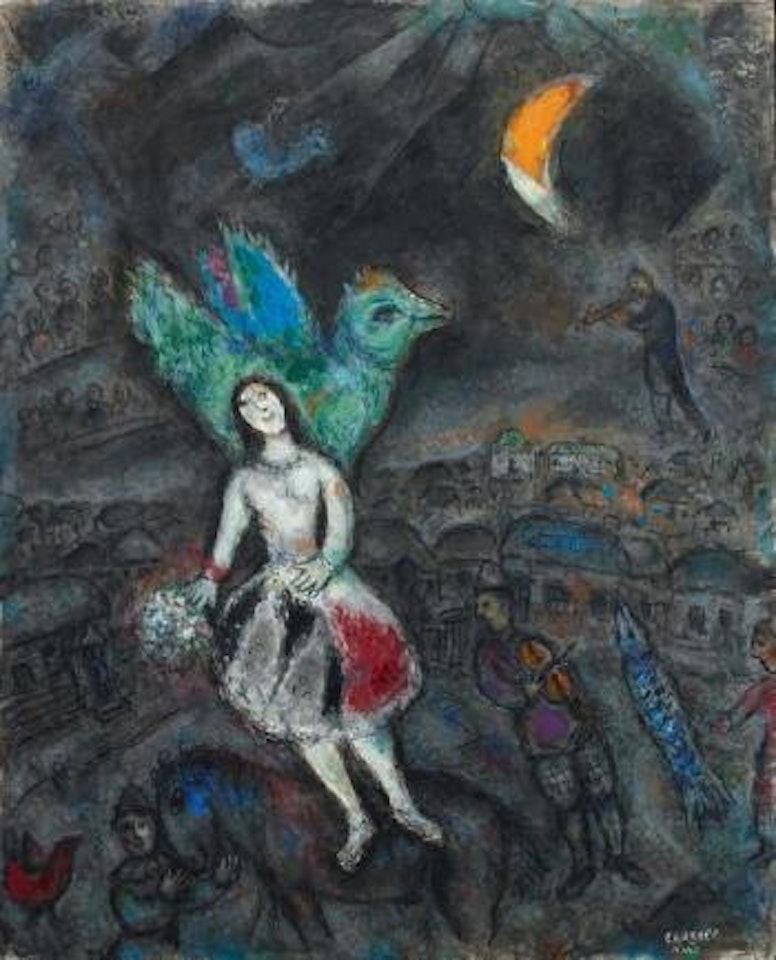 L'écuyère by Marc Chagall