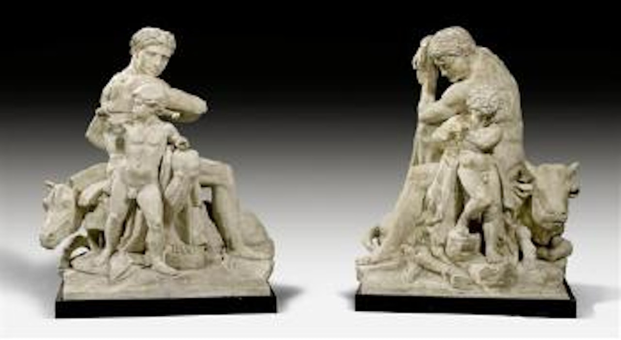 La Guerre. La Paix by Antoine-Louis Barye