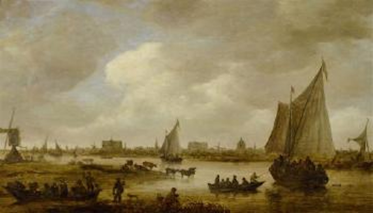 Blick auf Leiden by Jan van Goyen