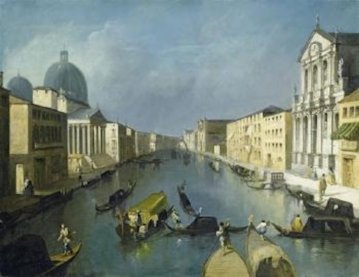 Canal Grande by Venetian School
