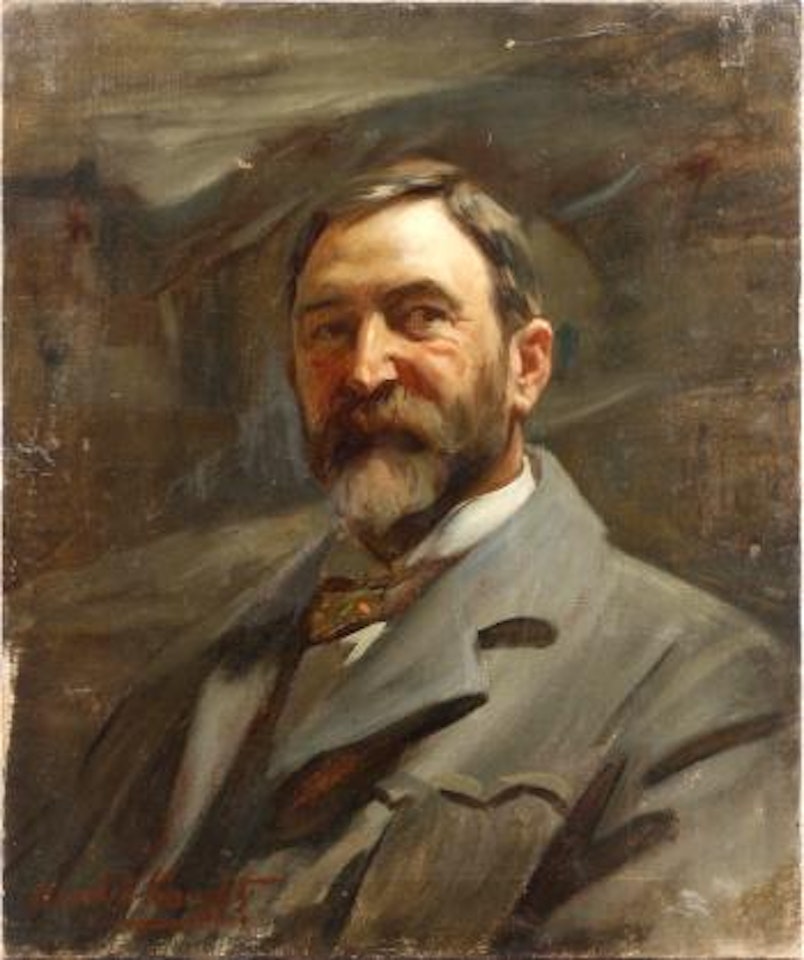 Portrait of a gentleman by Harold Knight